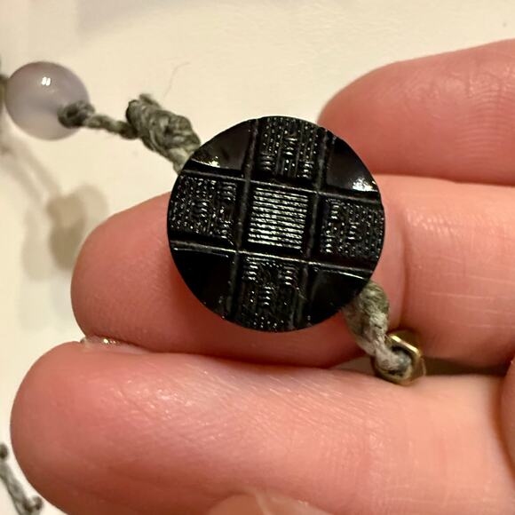 Artisan Boho Beaded Mixed Metal Necklace - Picture 6 of 9